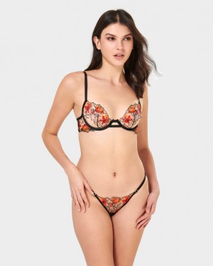 Bluebella Calista 2 Sets Black / Red | USADN3425